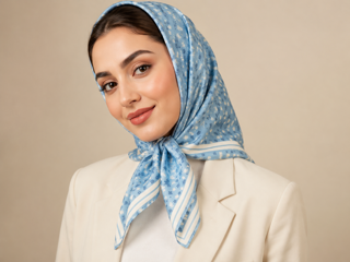 مینی اسکارف ( سری آبی)