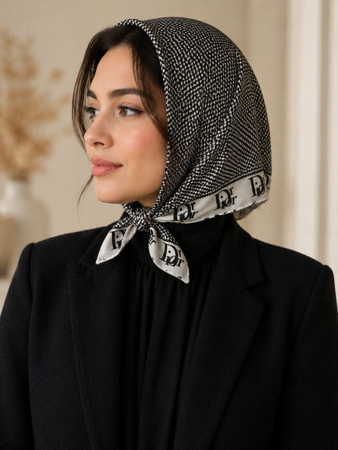 مینی اسکارف نخی دیور