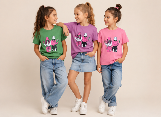 تیشرت دخترانه